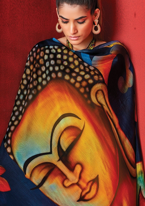 Multi Color Jiva Saree -Parvika  Collection YF#24218