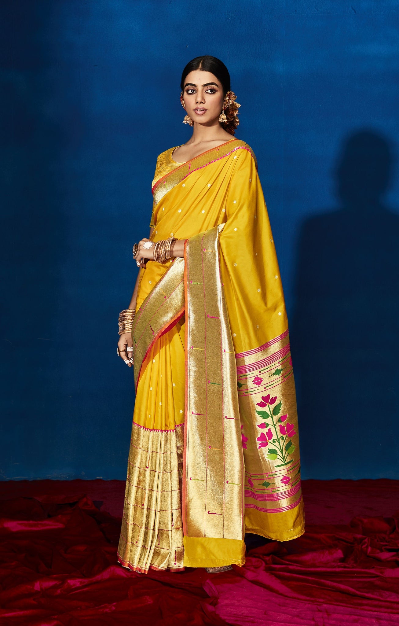 Yellow Color Paithani Silk Saree -Ravit Collection YF#23409