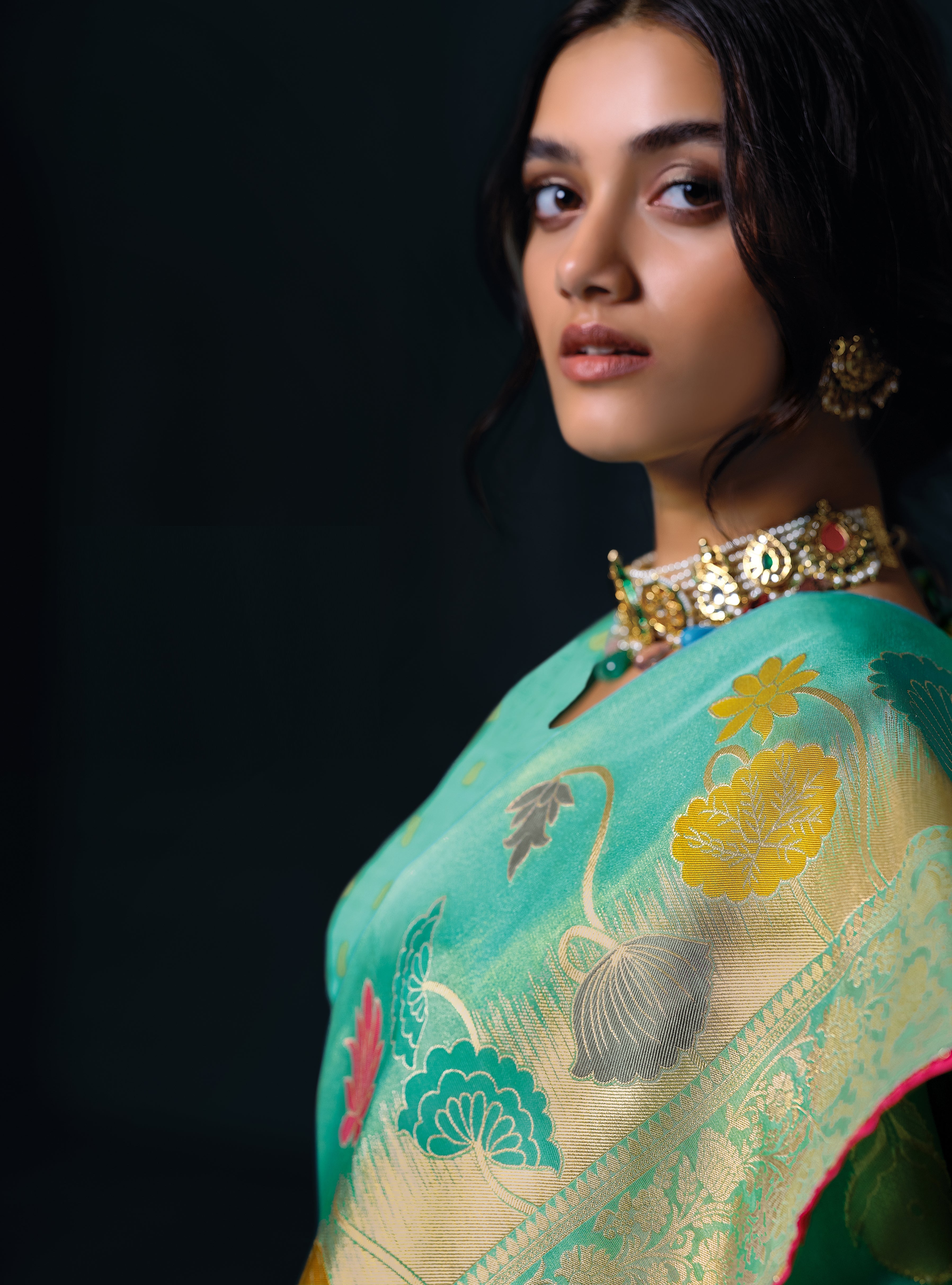 Blue Color Pure Tissue With Mina Weaving Saree - Antara  Collection YF#22943