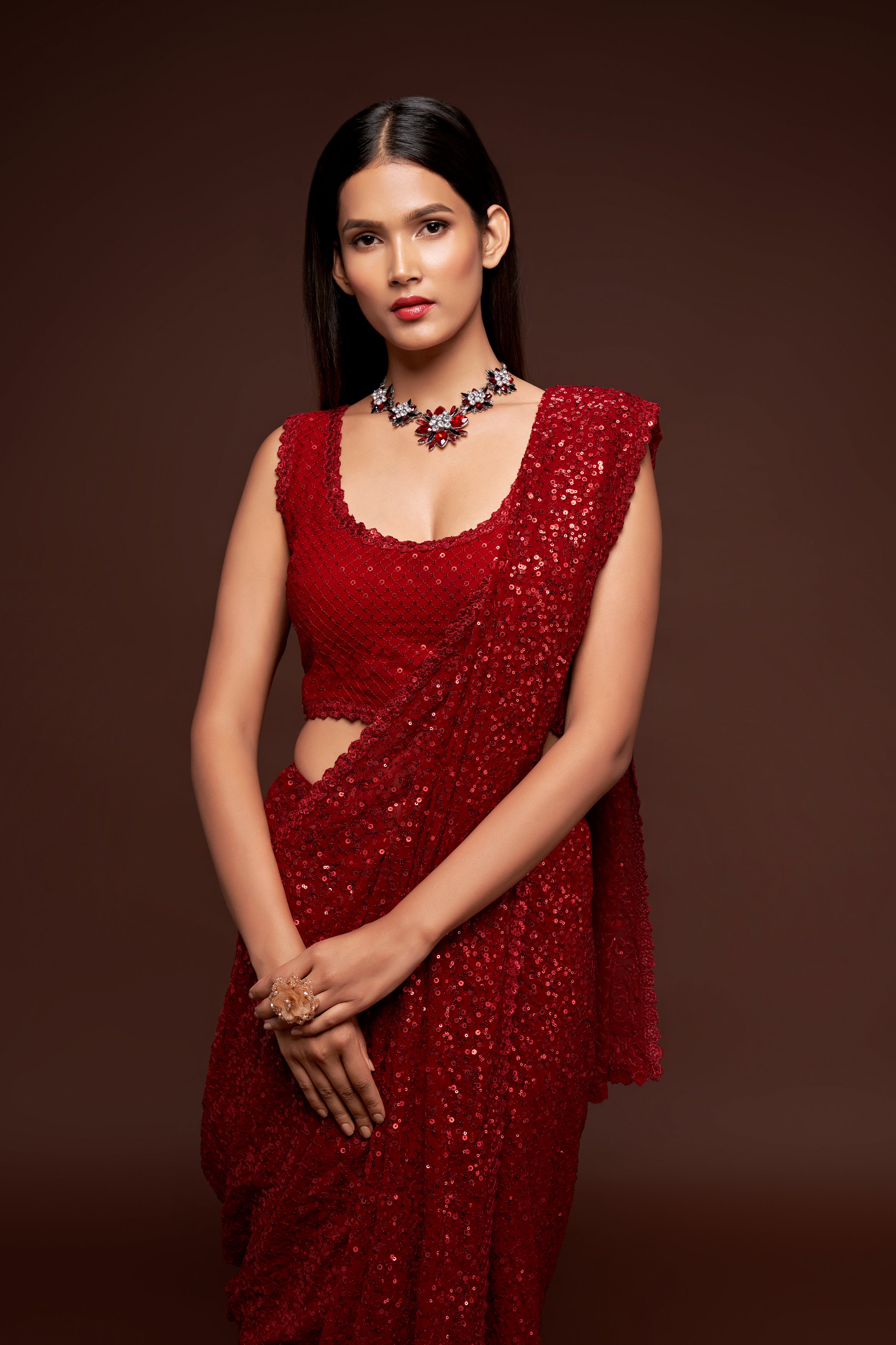 Pure Banarasi Soft Silk Red Saree Online Shopping India Best Price  Sunasa