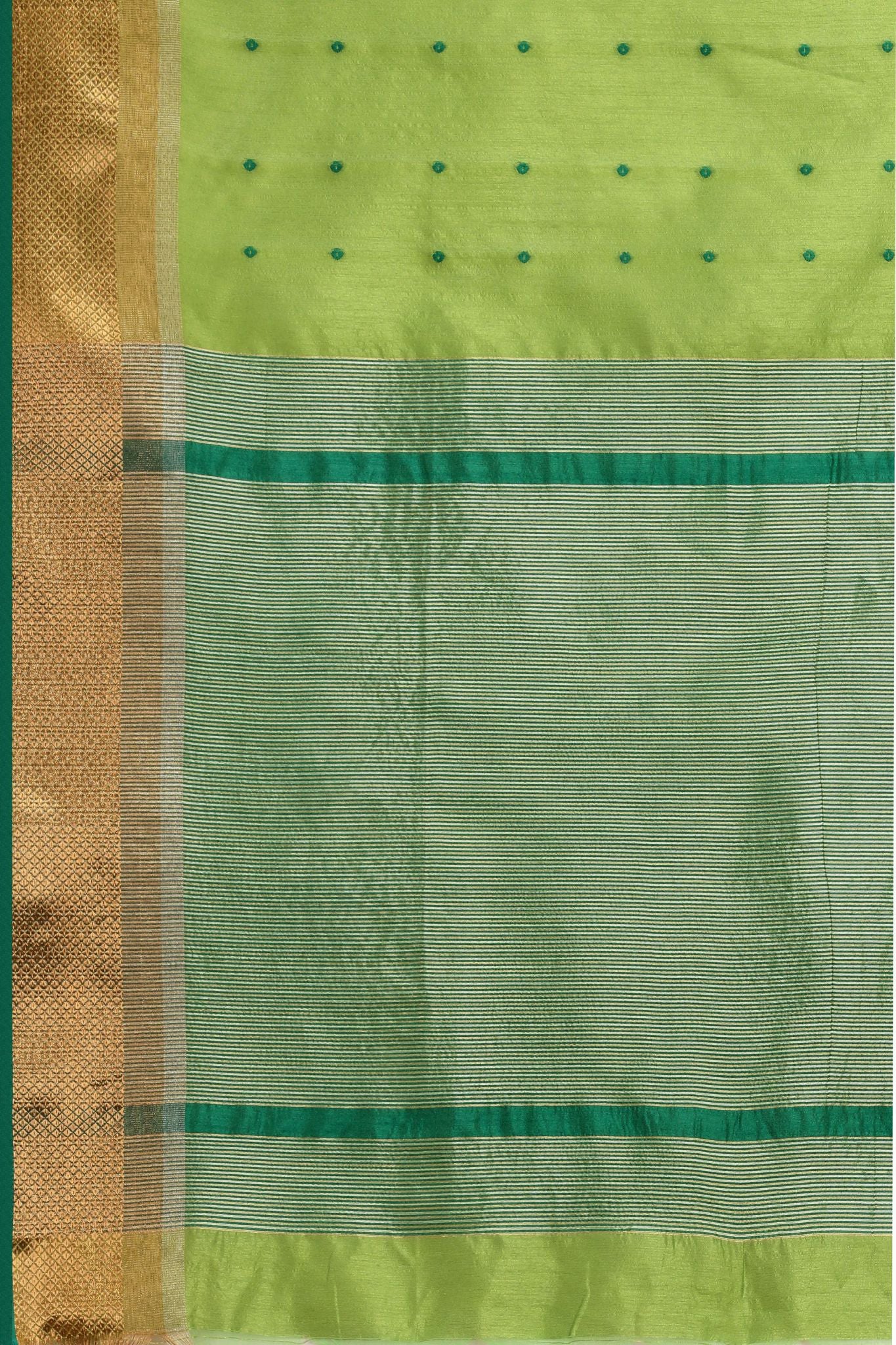 Olive Color Tussar Silk Saree  -  Maheera  Collection YF#23081