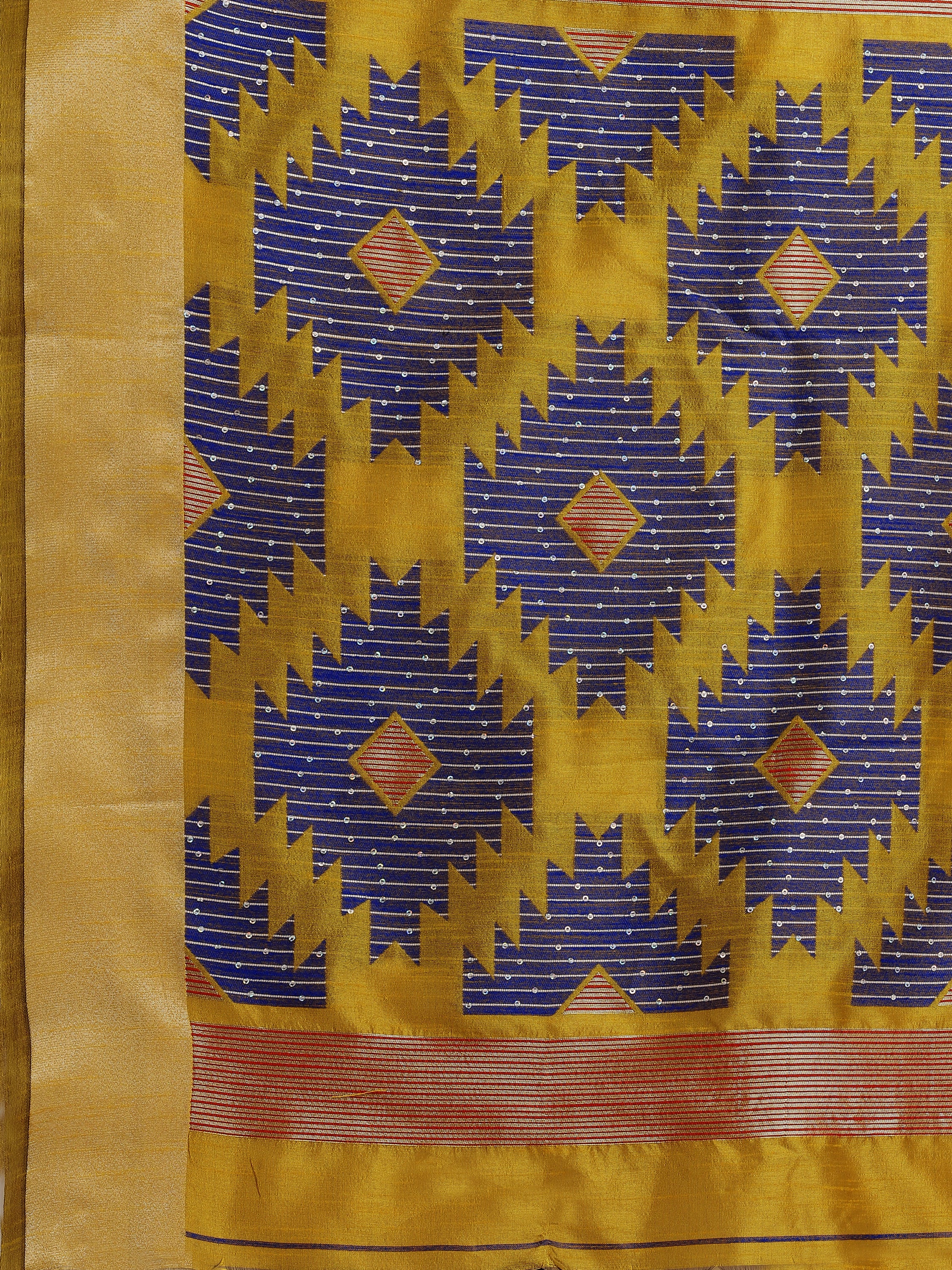 Mustard Color Banglori Raw Silk Saree - Nimisha Collection YF#23036