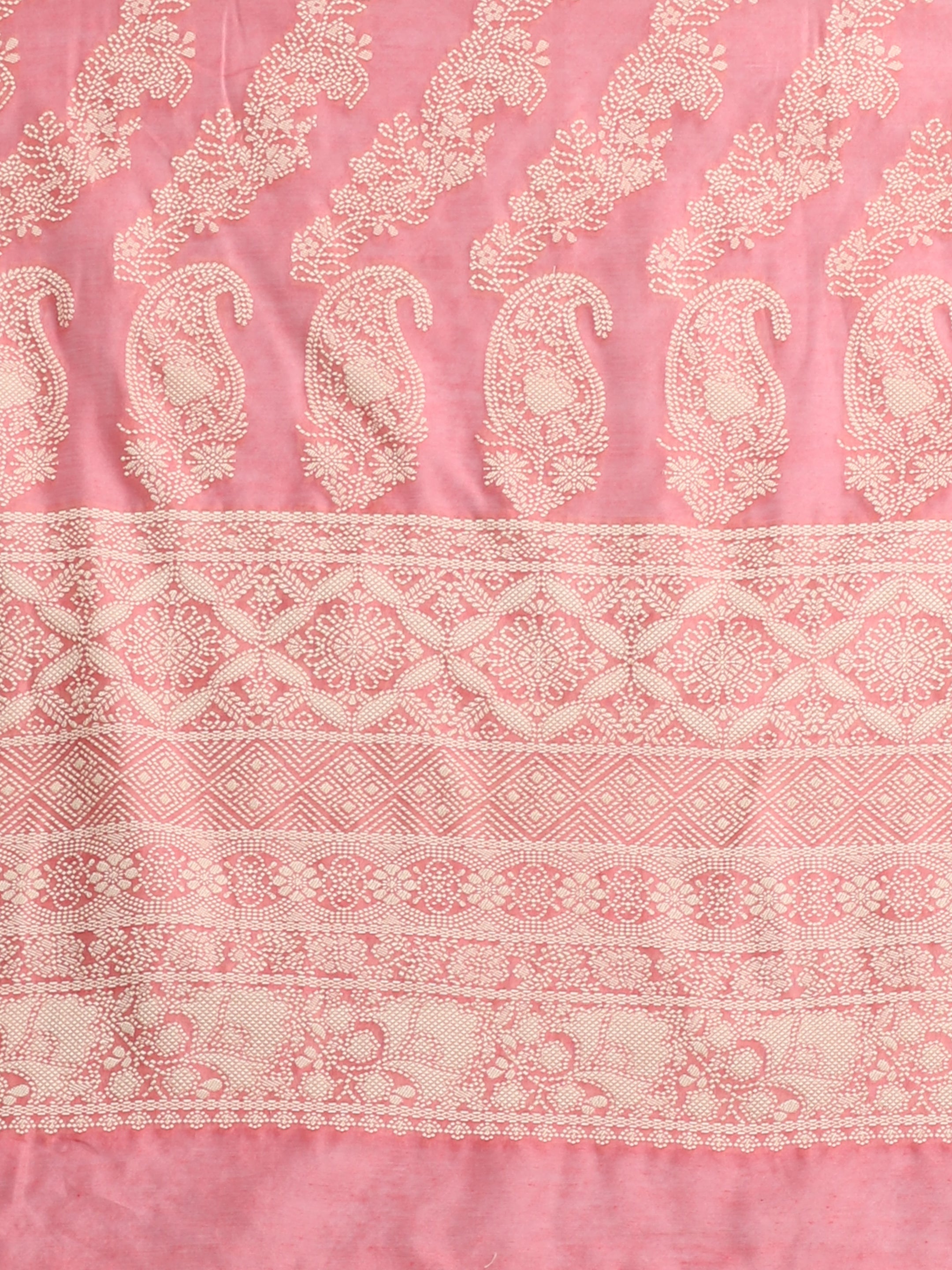 Pink Color Lucknowi Cotton Saree - Rasheeka  Collection YF#23030